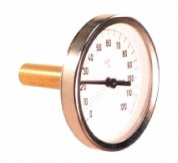 Термометр 80 мм с погр. гильзой 50 мм 1/2" 120 С